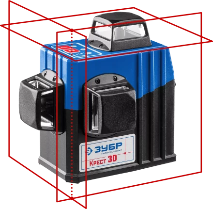 Нивелиры лазерные Крест-3D 360 3 перпендикулярные плоскости серия ПРОФЕССИОНАЛ купить в Надыме