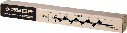 ЗУБР d 100 мм, грунт, шнек для мотобуров (7051-10) купить в Надыме