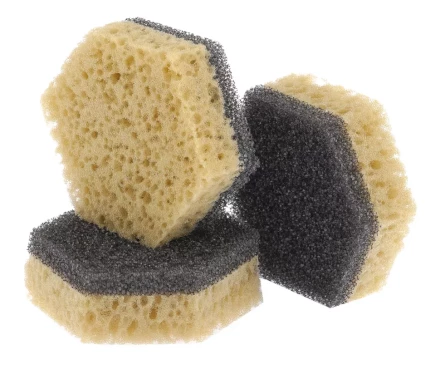 Губки для посуды TEFLON 90х80х30 мм 3 шт ТМ Elfe 92356 купить в Надыме