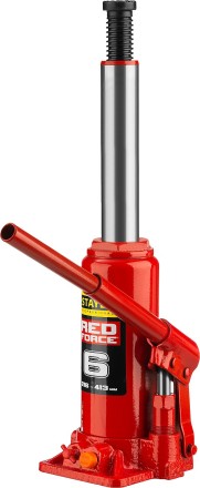 Домкрат гидравлический бутылочный &quot;RED FORCE&quot;, 6т, 216-413 мм, STAYER 43160-6 43160-6_z01 купить в Надыме