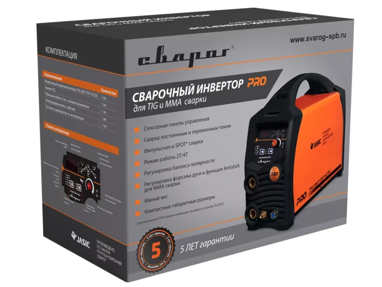 Сварочный инвертор Сварог PRO TIG 200 P DSP AC/DC (E201) купить в Надыме