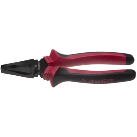 Плоскогубцы ЗУБР "МАСТЕР" комбинированные, маслобензостойкая рукоятка, покрытие оксидированное с полировкой, 200мм 22015-1-20_z01 купить в Надыме
