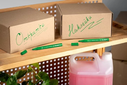 ЗУБР МК-80 зеленый, 0.8 мм маркер-краска (06324-4) купить в Надыме