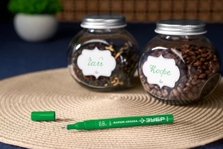 ЗУБР МК-80 зеленый, 0.8 мм маркер-краска (06324-4) купить в Надыме