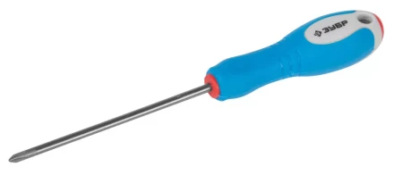 Отвертка ЗУБР, Cr-V сталь, трехкомпонентная рукоятка, цветовая индикация типа шлица, PH №0, 75мм 25252-0-075_z01 купить в Надыме