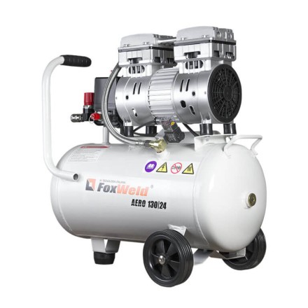 Компрессор безмасляный коаксиальный AERO 130/24 oil-free FoxWeld купить в Надыме