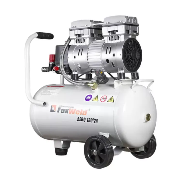 Компрессор безмасляный коаксиальный AERO 130/24 oil-free FoxWeld купить в Надыме