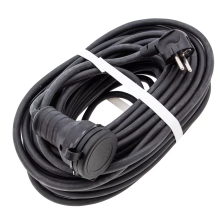 Удлинитель силовой 20 м, 16 А, тип УХз16, КГ 3 x 1.5 мм, 1 розетка, Россия Сибртех 95891 купить в Надыме