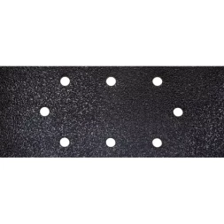 Лист шлиф. универсал. URAGAN "Оптимален для мягких пород дерева" 8 отверстий по линии, для ПШМ, P100, 93х230мм, 50шт 907-21102-100-50