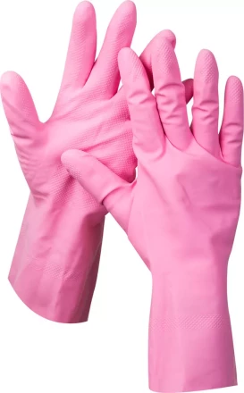 Перчатки ЗУБР "МАСТЕР" латексные, повышенной прочности, х/б напыление, рифлёные, 100% латекс, 100% хлопок, размер S 11250-S купить в Надыме