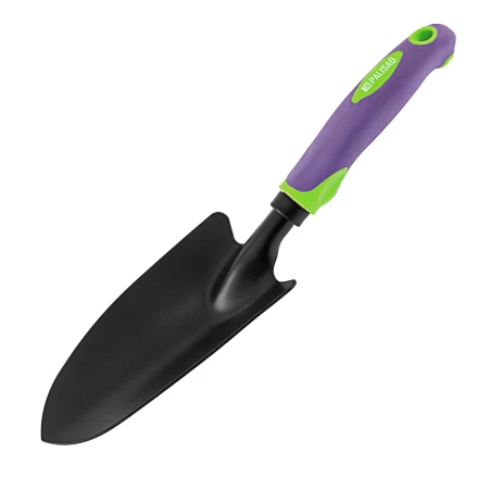 Совок посадочный широкий, 85х335 мм, стальной, обрезиненная эргономичная рукоятка, LSR1, Palisad 62060 купить в Надыме