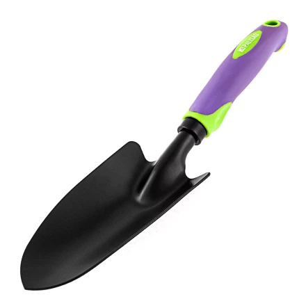 Совок посадочный широкий, 85х335 мм, стальной, обрезиненная эргономичная рукоятка, LSR1, Palisad 62060 купить в Надыме