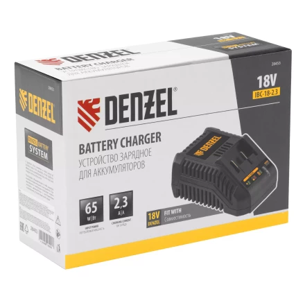 Устройство зарядное для аккумуляторов Denzel IBC-18-2.3, Li-Ion, 18 В, 2.3 А 28453 купить в Надыме