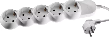 Удлинитель ЗУБР "МАСТЕР" электрический, ПВС сечение 1кв мм, заземл, 5 гнезд, макс мощн 3500Вт, 5м 55058-5 купить в Надыме