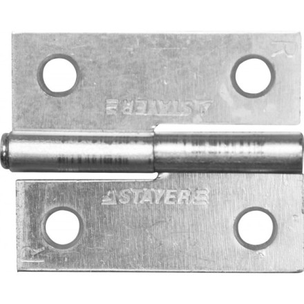 Петля дверная STAYER &quot;MASTER&quot; разъемная, цвет белый цинк, правая, 50мм 37613-50-1R купить в Надыме