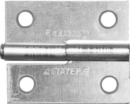 Петля дверная STAYER &quot;MASTER&quot; разъемная, цвет белый цинк, правая, 50мм 37613-50-1R купить в Надыме