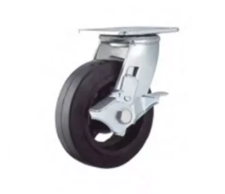 Колесо большегрузное поворотное SCdb 85 250 мм обрезиненное с тормозом (N) 1027140 купить в Надыме