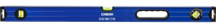 Уровень СИБИН коробчатый усиленный, утолщенный профиль, 2 фрезерованные поверхности, 3 противоударных ампулы (1 поворотная на 360 град), с ручками, 34609-080 купить в Надыме