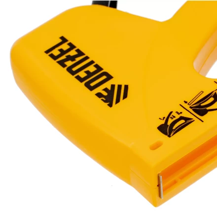 Степлер пластиковый, скобы в комплекте, тип 53, 6-10 мм Denzel 40221 купить в Надыме