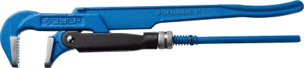 Ключ трубный рычажный ЗУБР "ПРОФЕССИОНАЛ", прямые губки, цельнокованый, Сr-V, № 1,  1" 27335-1_z01 купить в Надыме