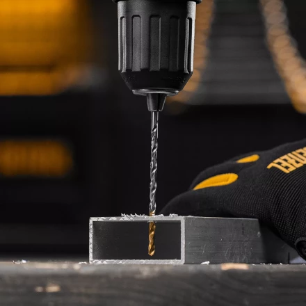 Сверло спиральное по металлу Denzel 3,5 х 112 мм, Р6М5, Golden Tip, удлиненное, 2шт. 718248 купить в Надыме