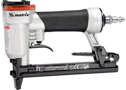 Степлер пневматический для прямоугольных скоб от 10 до 22 мм MATRIX 57420 купить в Надыме
