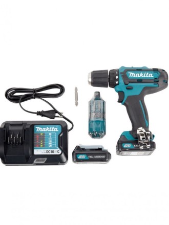 Аккумуляторная дрель-шуруповерт Makita DF333DWYE4 купить в Надыме