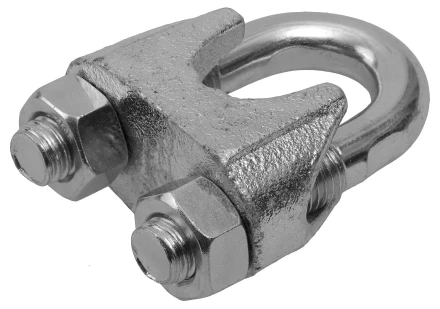 Зажим троса ЗУБР DIN 741, оцинкованный, 3мм, 2 шт 4-304416-03 купить в Надыме