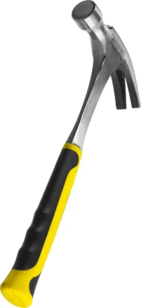 Молоток-гвоздодер STAYER "PROFESSIONAL" цельнометаллический с двухкомпонентной рукояткой, 560г 2025-560 купить в Надыме