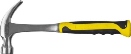 Молоток-гвоздодер STAYER "PROFESSIONAL" цельнометаллический с двухкомпонентной рукояткой, 560г 2025-560 купить в Надыме