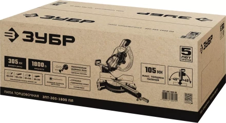 Пила торцовочная с протяжкой ЗПТ-305-1800 ПЛ серия МАСТЕР купить в Надыме