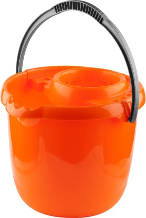 Ведро DEXX, пластиковое для непищевых продуктов, с держателем МОП, 12л 39312 купить в Надыме