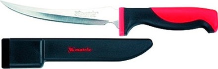 Нож рыбака &quot;FILLET KNIFE&quot; small 150 мм двухкомпонентная рукоятка пластиковые ножны MATRIX KITCHEN 79108 купить в Надыме