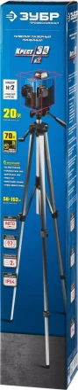 Нивелиры лазерные Крест-3D 360 3 перпендикулярные плоскости со штативом серия ПРОФЕССИОНАЛ купить в Надыме