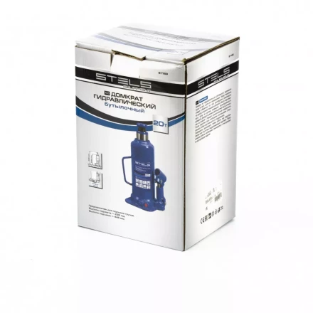 Домкрат гидравлический бутылочный 20 т h подъема 235-445 мм Stels 51169 купить в Надыме