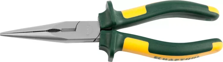 Тонкогубцы KRAFTOOL"KRAFT-MAX",Cr-Mo,маслобензост двухкомп рукоятки,шарнирное соединение с повыш износост,200мм 22011-3-20 купить в Надыме