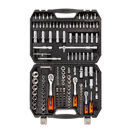 Набор автоинструмента КВТ НАИ-09/150 1/2", 1/4", 3/8", 150 предметов (92315) купить в Надыме