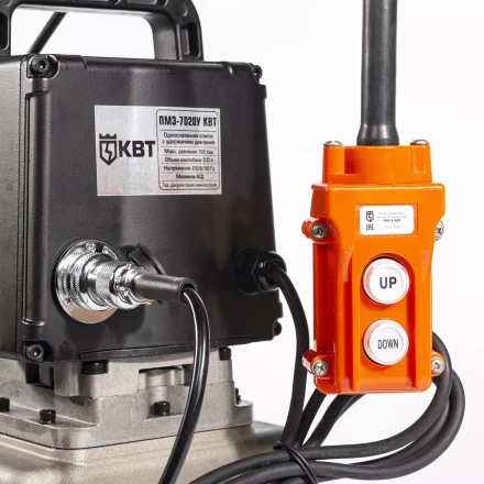 Насосная гидравлическая станция КВТ ПМЭ-7020у объем маслобака 2.0 л с удержанием (79664) купить в Надыме