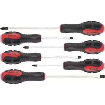 Набор ударных отверток 6 штут PH1x75, PH2x100, PH3x150, SL5x75, SL6x100, SL8x150 CrV Matrix 19120 купить в Надыме