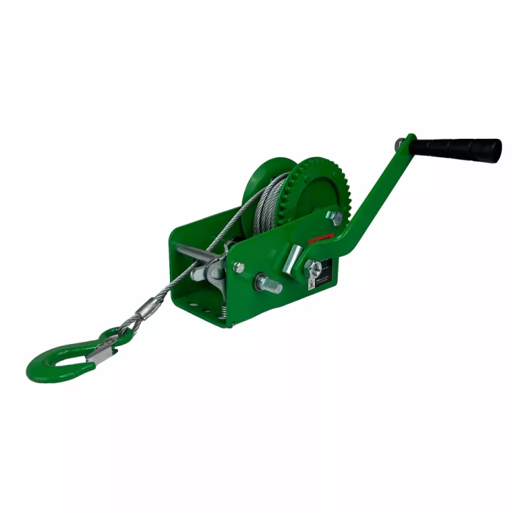 Лебедка ручная барабанная HITCH HW 1100 1100 кг канат 10 м (SZ073149) купить в Надыме