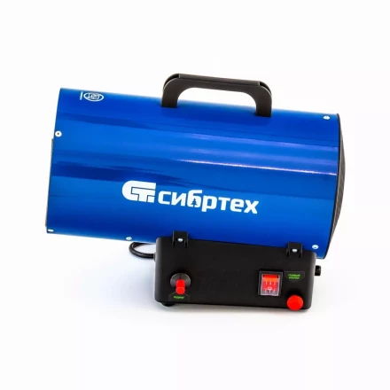 Газовая тепловая пушка СТГ-10, 10 кВт, 300 м3/ч, пропан-бутан Сибртех 96451 купить в Надыме