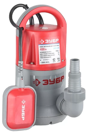 Насос ЗУБР погружной для чистой воды, пропускная способность 200 л/мин, 400Вт ЗНПЧ-400 купить в Надыме