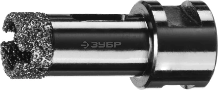 Алмазная коронка ЗУБР "ПРОФЕССИОНАЛ" универсальная для УШМ, сухое сверление, алмазы на вакуумной пайке,  посадка М14, d=20мм 29865-20 купить в Надыме