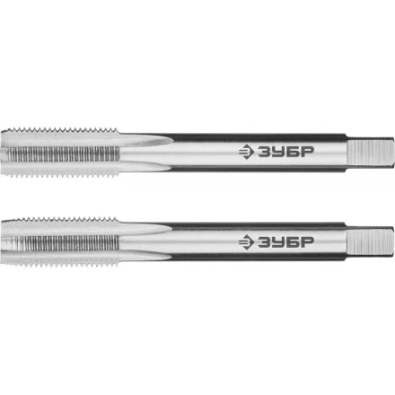 Метчики ЗУБР "ЭКСПЕРТ" машинно-ручные, комплектные для нарезания метрической резьбы с мелким шагом, М10 x 1,0, 2шт 4-28007-10-1.0-H2 купить в Надыме