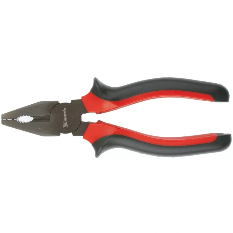 Плоскогубцы Black Nickel 200 мм комбинированные двухкомпонентные рукоятки MTX 169839 купить в Надыме