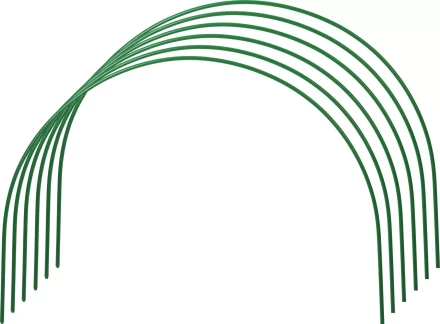 Дуги для парника GRINDA, покрытие ПВХ, 2,5м, 6шт 422309-100-095 купить в Надыме