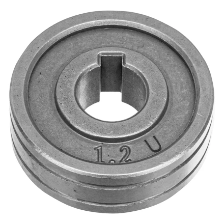 Подающий ролик, U профиль под алюминиевую проволоку 1,0-1,2 мм, 2 шт Denzel 93654 купить в Надыме