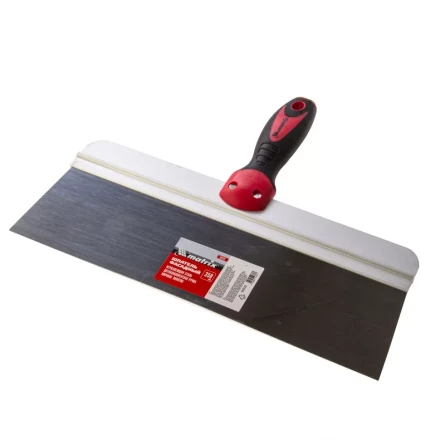 Шпатель фасадный из нержавеющей стали, 350 мм, двухкомпонентная ручка, широкое полотно Matrix 85539 купить в Надыме