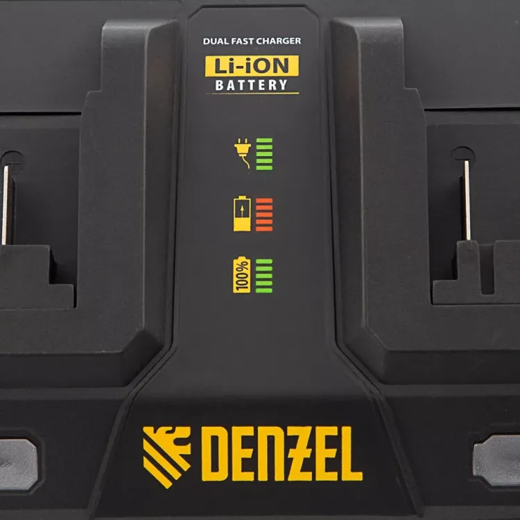 Устройство зарядное для аккумуляторов Denzel IBC-18-3.0-2, Li-Ion, 18В, 3.0 А, для двух батарей 28454 купить в Надыме
