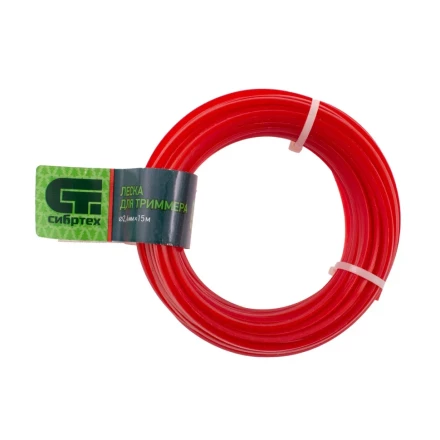 Леска для триммера треугольная, 2.4 мм х 15 м, Россия Сибртех 961655 купить в Надыме